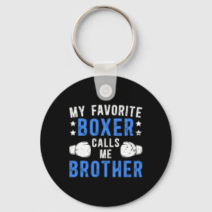 Chaveiro Meu Boxer Favorito Me Chama Irmão Boxing
