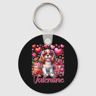 Chaveiro Meu Cavalier King Charles Spaniel é meu namorado D