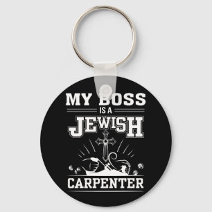 Chaveiro Meu Chefe É O Carpinteiro Judeu Jesus Fé