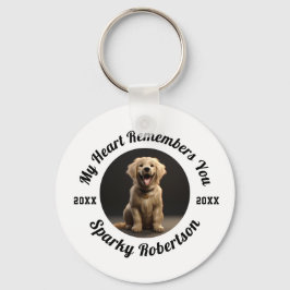 Chaveiro Meu Coração Lembra de Você Memorial de Pet