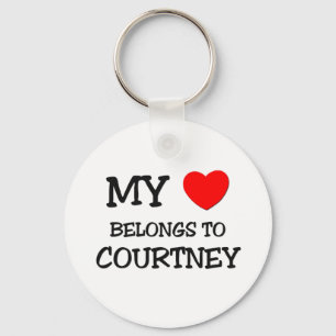 Chaveiro Meu Coração Pertence a Courtney