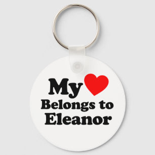 Chaveiro Meu coração pertence a Eleanor