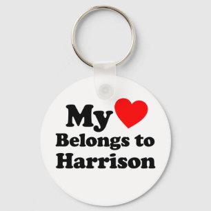 Chaveiro Meu coração pertence a Harrison