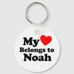 Chaveiro Meu Coração Pertence a Noah