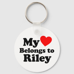 Chaveiro Meu coração pertence a Riley