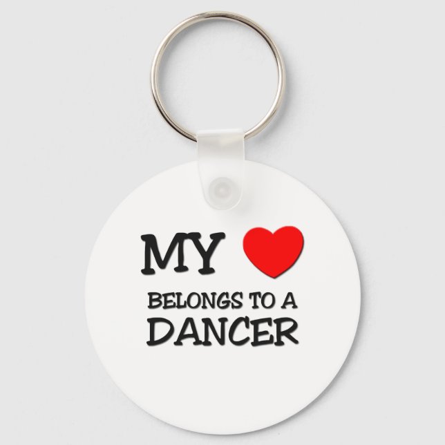 Chaveiro Meu Coração Pertence A Um DANCER (Frente)