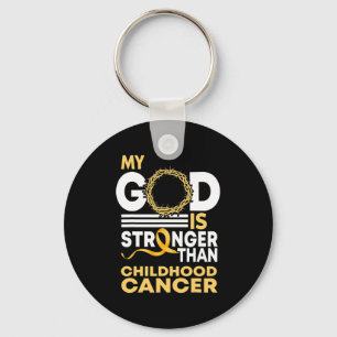 Chaveiro Meu Deus É Mais Forte Que O Cancer De Infância Dou