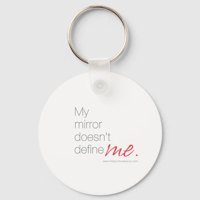 Chaveiro Meu espelho não me define (Frente)