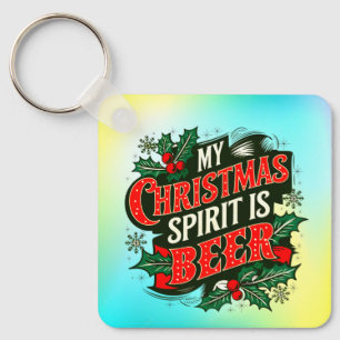 Chaveiro Meu Espírito de Natal é Beer-89379