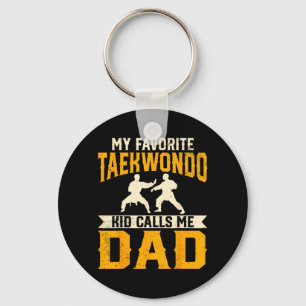 Chaveiro Meu Filho Favorito de Taekwondo Me Chama de Pai