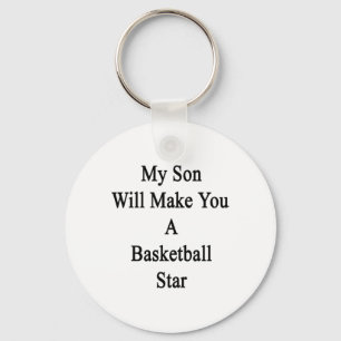 Chaveiro Meu Filho Vai Fazer De Você Uma Estrela De Basquet