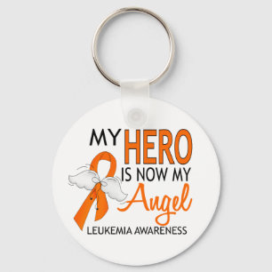 Chaveiro Meu herói é minha leucemia do anjo