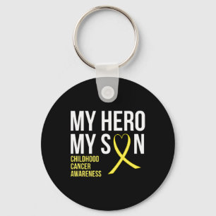 Chaveiro Meu Herói Meu Filho Cancer Sensibilização