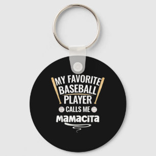 Chaveiro Meu Jogador De Beisebol Favorito Me Chama Mamacita