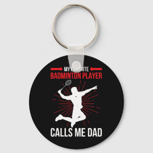 Chaveiro Meu Jogador De Dminton Favorito Me Chama Pai Engra