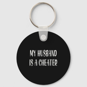 Chaveiro Meu marido traidor citação engraçada de casal comb