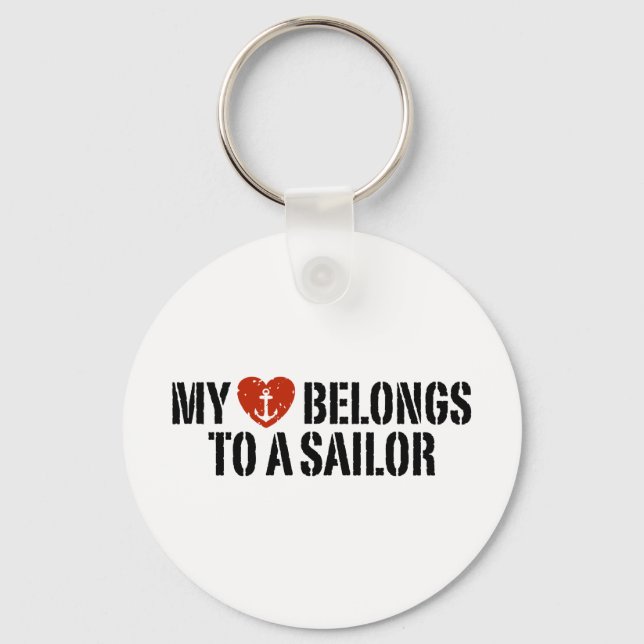 Chaveiro Meu Marinheiro do Coração (Frente)