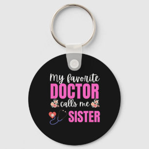 Chaveiro Meu Médico Favorito Me Chama De Irmã Flores Mães
