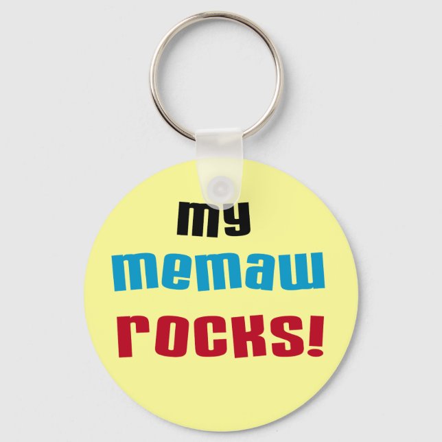 Chaveiro Meu Memaw balança t-shirt e presentes (Frente)