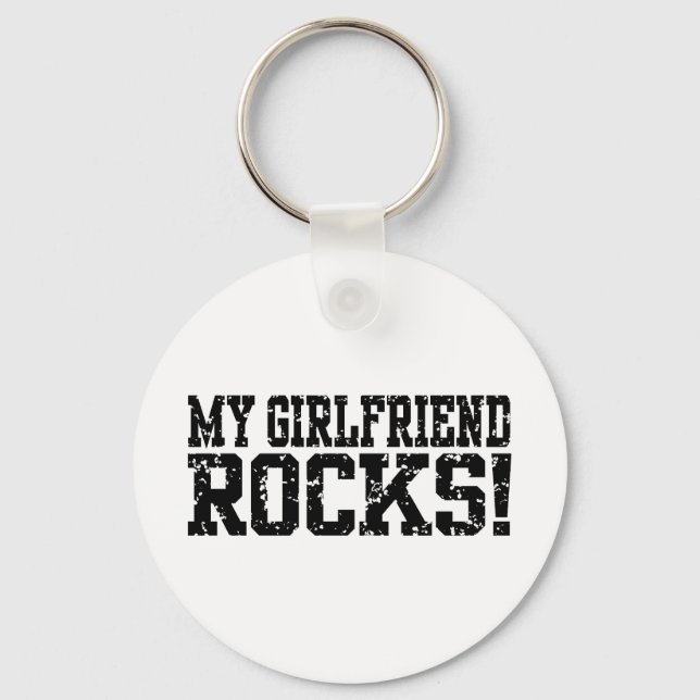 Chaveiro Meu Namorada Rocks (Frente)