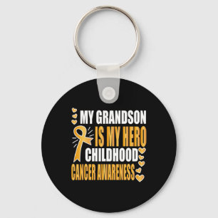Chaveiro Meu neto é a consciência do Cancer de Herói