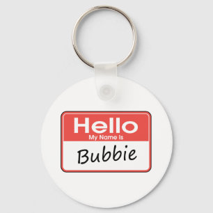 Chaveiro Meu nome é Bubbie