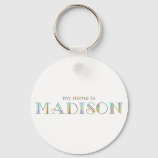 Chaveiro Meu nome é Madison