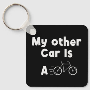 Chaveiro Meu outro carro é uma bicicleta