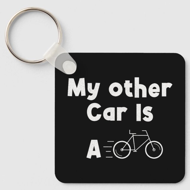 Chaveiro Meu outro carro é uma bicicleta (Frente)