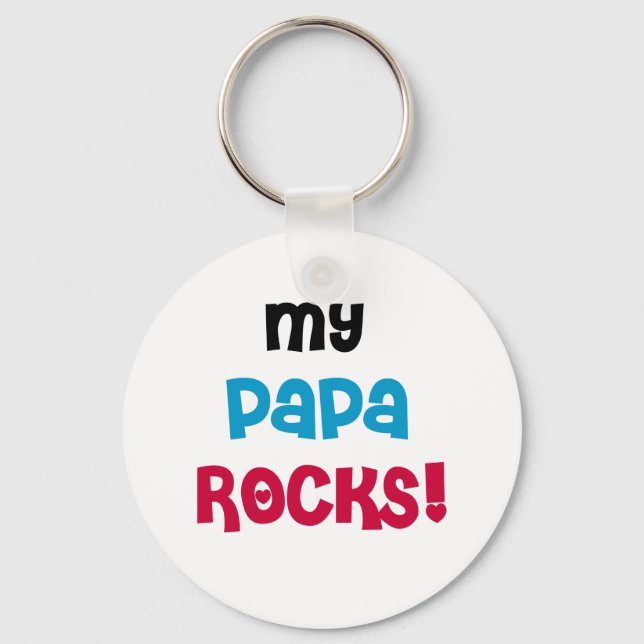 Chaveiro Meu Papa Rocks Camisetas e presentes (Frente)