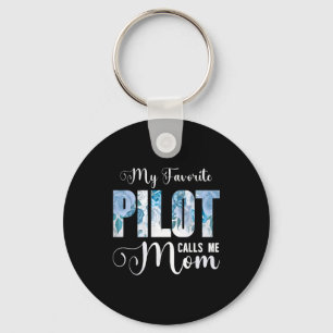 Chaveiro Meu piloto favorito me chama de mãe feliz dia das