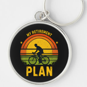 Chaveiro Meu Plano de Aposentadoria Entusiasta do Ciclismo