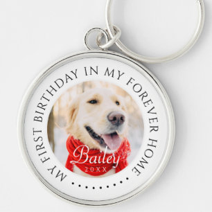 Chaveiro Meu Primeiro Aniversário para sempre em casa Foto 