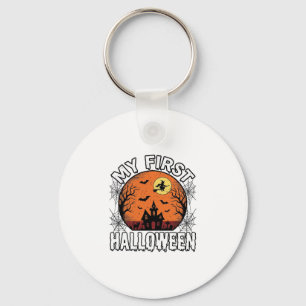 Chaveiro Meu Primeiro Halloween Camisa Vintage para Criança