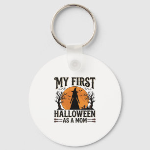 Chaveiro Meu Primeiro Halloween como uma Mãe Vintage Desi d