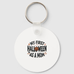 Chaveiro Meu Primeiro Halloween como uma Mamãe Desenho Vint
