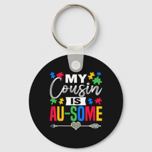 Chaveiro Meu Primo É Um Autismo Autismo, Mês De Consciência