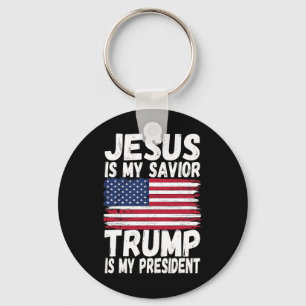 Chaveiro Meu Salvador Trump É Meu Presente Republicano Pres