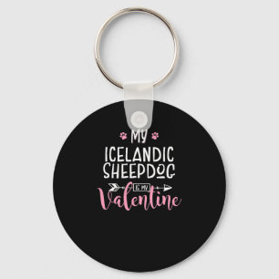 Chaveiro Meu Sheepdog Islandês É Meu Presente De Namorados