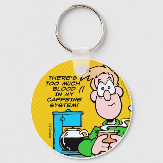 Chaveiro Meu sistema Caffeine (Frente)