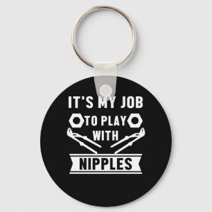 Chaveiro Meu Trabalho Joga Com Presente De Canalização De M