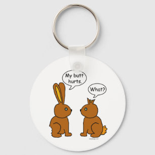 Chaveiro Meus danos do bumbum! - Que?