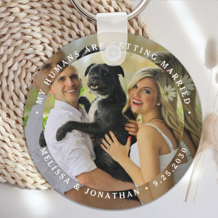 Chaveiro Meus Humanos Estão Se Casando Foto Personalizada d