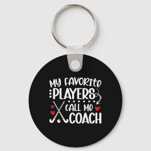Chaveiro Meus Jogadores Favoritos Me Chamam de Treinador de