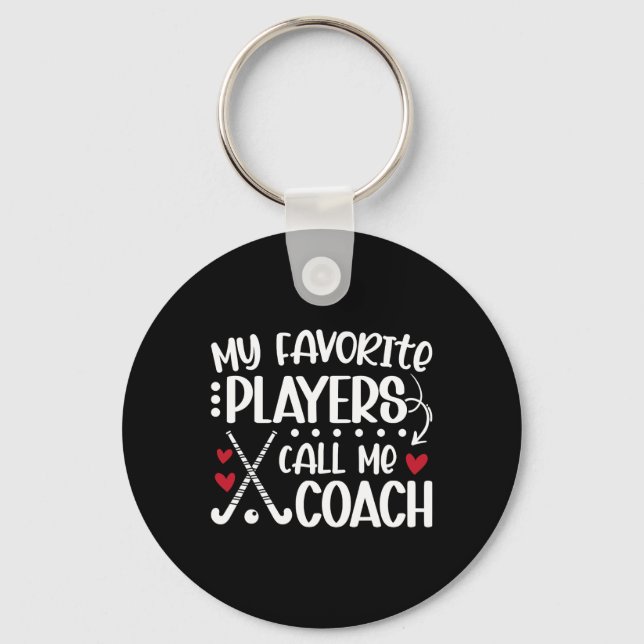 Chaveiro Meus Jogadores Favoritos Me Chamam de Treinador de (Frente)