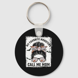 Chaveiro Meus Monstros Favoritos Me Chamam Mamãe, Manda Mãe