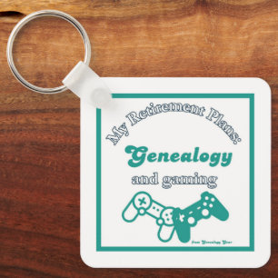 Chaveiro Meus Planos de Aposentadoria: Genealogia e Jogos