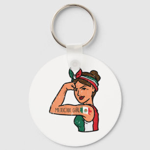 Chaveiro Mexicana Mujer Rosie Riveter Cinco De Mayo Fie