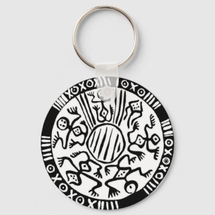 Chaveiro mexicano antigo do design