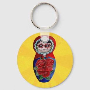 Chaveiro Mexicano Catrina Matryoshka